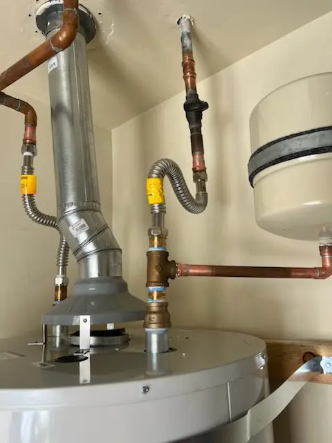 Water heater installation and plumbing repair in Tehaleh